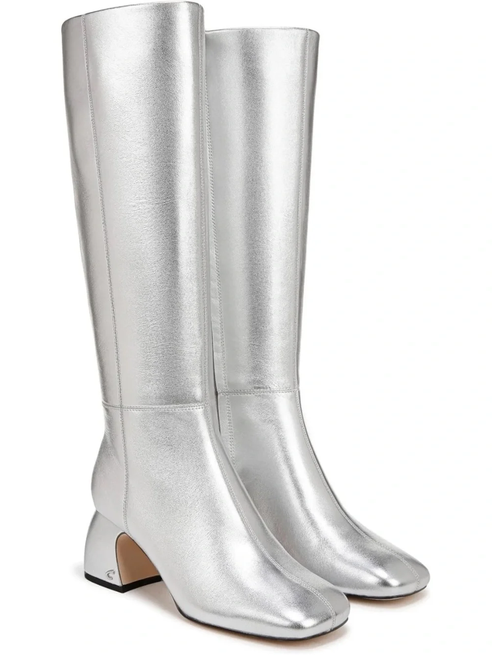 Circus NY by Sam Edelman Women's Oaklyn Knee High Boot Soft Silver 6M